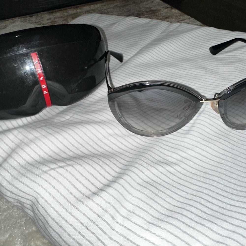 Prada Gray Women's Sunglasses
